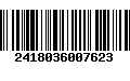 Código de Barras 2418036007623