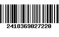 Código de Barras 2418369027220