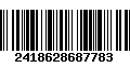 Código de Barras 2418628687783