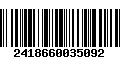 Código de Barras 2418660035092