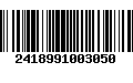 Código de Barras 2418991003050