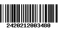 Código de Barras 2420212003480