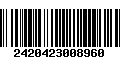 Código de Barras 2420423008960