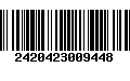 Código de Barras 2420423009448