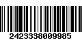 Código de Barras 2423338009985