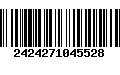 Código de Barras 2424271045528