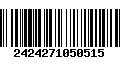 Código de Barras 2424271050515