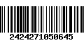 Código de Barras 2424271050645