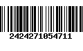 Código de Barras 2424271054711