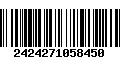 Código de Barras 2424271058450