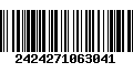 Código de Barras 2424271063041