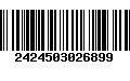 Código de Barras 2424503026899