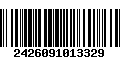 Código de Barras 2426091013329