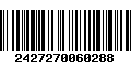 Código de Barras 2427270060288