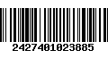 Código de Barras 2427401023885