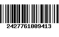 Código de Barras 2427761009413