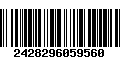 Código de Barras 2428296059560