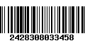 Código de Barras 2428308033458