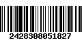 Código de Barras 2428308051827