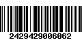 Código de Barras 2429429006062