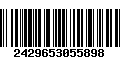 Código de Barras 2429653055898