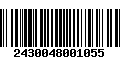 Código de Barras 2430048001055