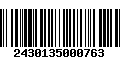 Código de Barras 2430135000763