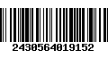 Código de Barras 2430564019152