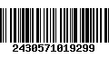 Código de Barras 2430571019299