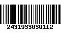 Código de Barras 2431933030112