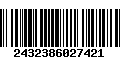 Código de Barras 2432386027421