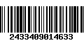 Código de Barras 2433409014633