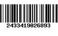 Código de Barras 2433419026893