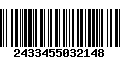 Código de Barras 2433455032148