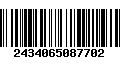 Código de Barras 2434065087702