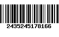 Código de Barras 2435245178166