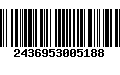 Código de Barras 2436953005188