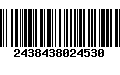 Código de Barras 2438438024530