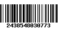 Código de Barras 2438548030773