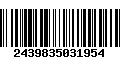 Código de Barras 2439835031954