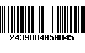 Código de Barras 2439884050845