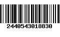 Código de Barras 2440543018830