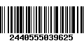 Código de Barras 2440555039625