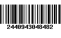 Código de Barras 2440943048482