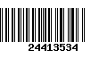 Código de Barras 24413534