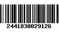 Código de Barras 2441830029126