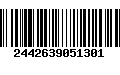 Código de Barras 2442639051301