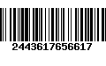 Código de Barras 2443617656617