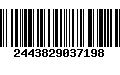 Código de Barras 2443829037198