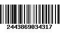 Código de Barras 2443869034317